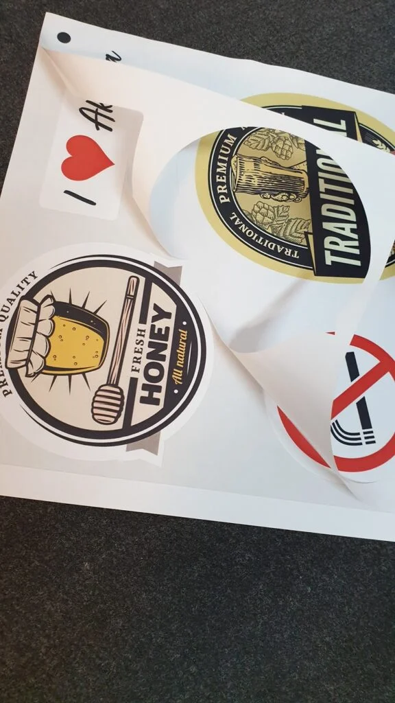 Ploter tnący iEcho - naklejki