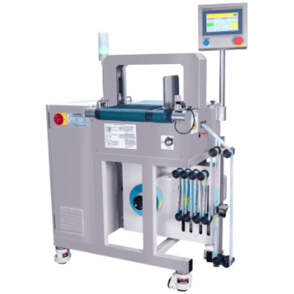 Banderolownica WK04CA-MPSS-30 to nowoczesna maszyna do pakowania, która oferuje doskonałą jakość i wydajność. Wykonana ze stali nierdzewnej, zapewnia trwałość oraz odporność na korozję, co czyni ją idealnym wyborem dla przemysłu spożywczego. Dzięki innowacyjnemu systemowi lokalizacji taśmy, pakowanie staje się szybkie i precyzyjne. Inwestując w Banderolownica WK04CA-MPSS-30, zyskujesz narzędzie, które znacząco podnosi efektywność produkcji.