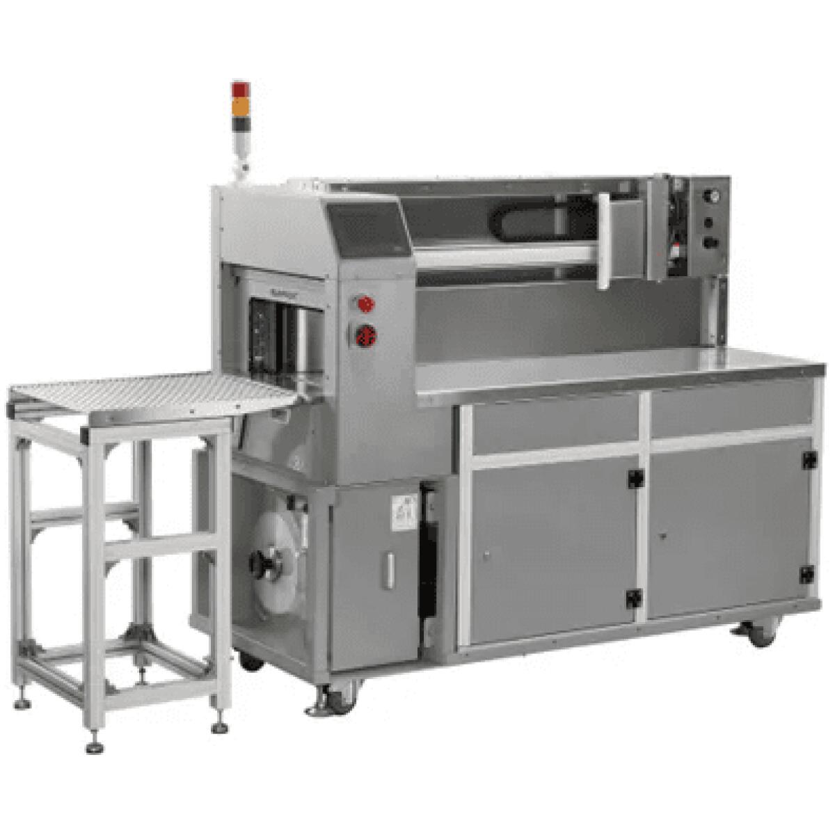 Banderolownica WK02-30LAB to w pełni automatyczne urządzenie, idealne do szybkiego i precyzyjnego pakowania produktów. Sprawdza się w drukarniach oraz zakładach produkcyjnych, oferując wydajność i niezawodność. Dowiedz się więcej o możliwościach WK02-30LAB!