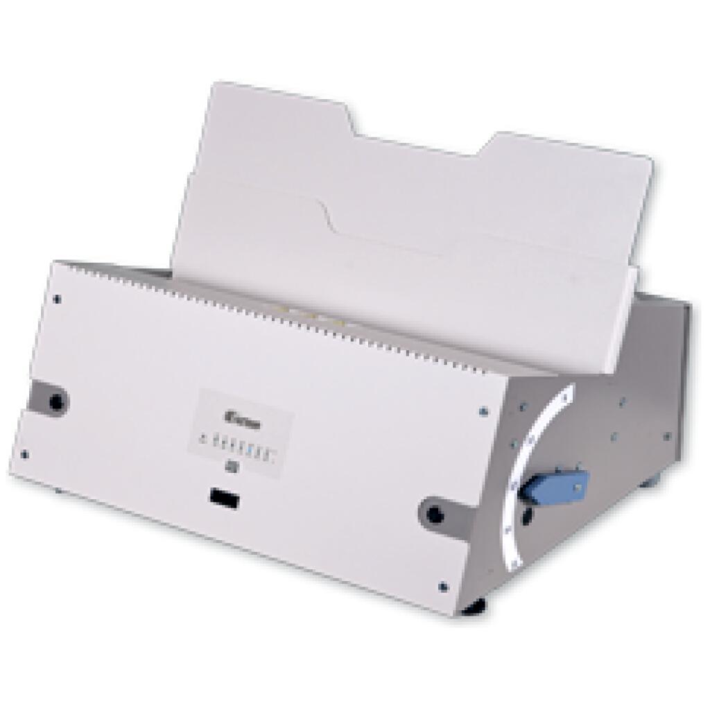 Automatic Pressomatic is a modern device for professional document binding, combining efficiency, simplicity of operation and high quality connections. Ideal for offices and print shops